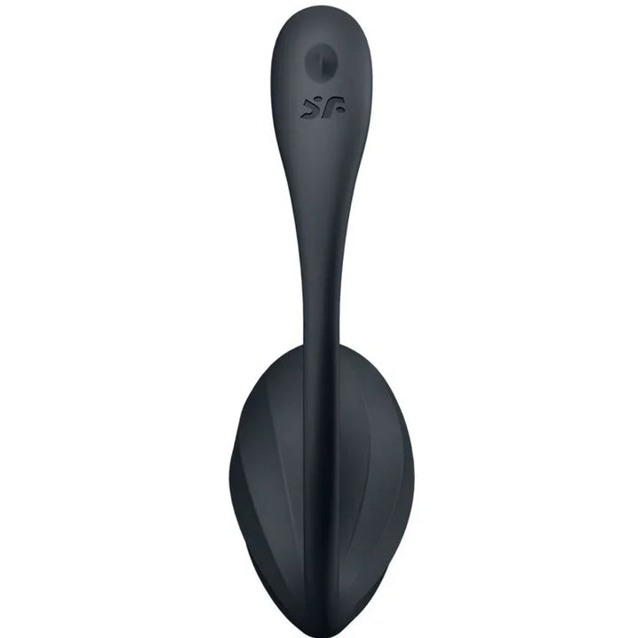 SATISFYER - RIBBED PETAL ESTIMULADOR PUNTO G CONTROL REMOTO NEGRO APP GRATUITA - Nuvica
