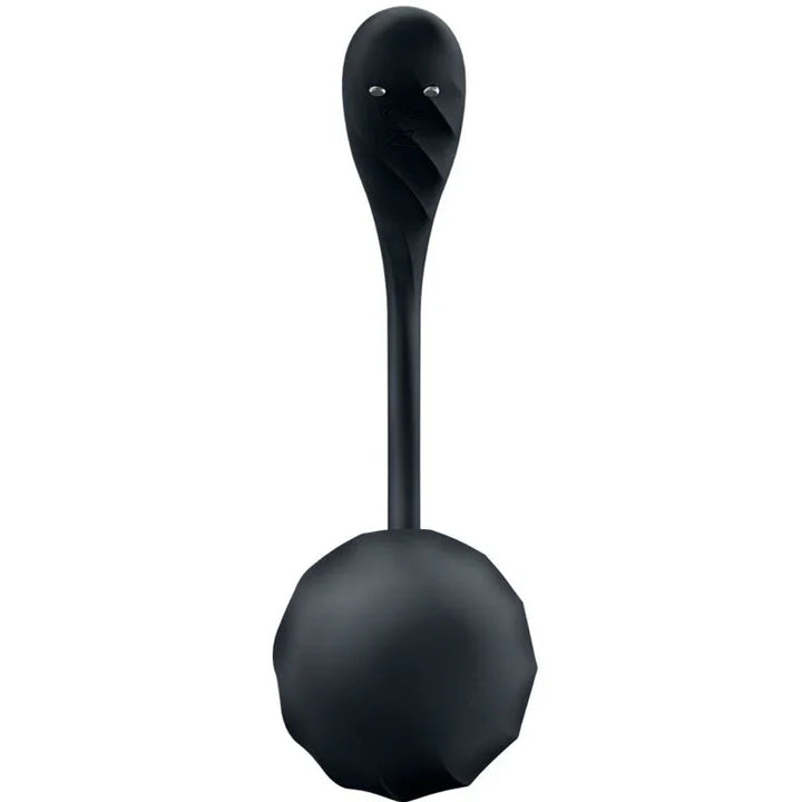SATISFYER - RIBBED PETAL ESTIMULADOR PUNTO G CONTROL REMOTO NEGRO APP GRATUITA - Nuvica