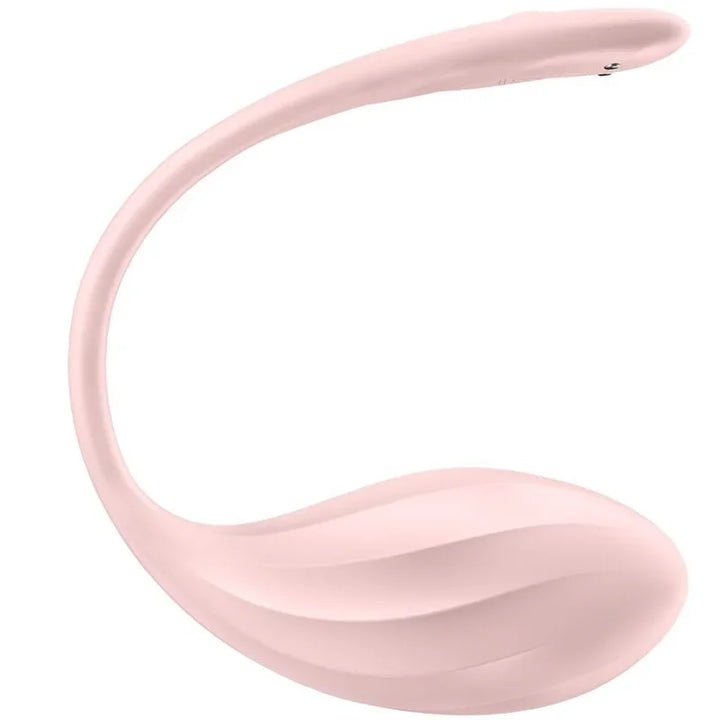 SATISFYER - RIBBED PETAL ESTIMULADOR PUNTO G CONTROL REMOTO ROSA APP GRATUITA - Nuvica