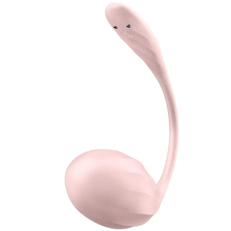 SATISFYER - RIBBED PETAL ESTIMULADOR PUNTO G CONTROL REMOTO ROSA APP GRATUITA - Nuvica
