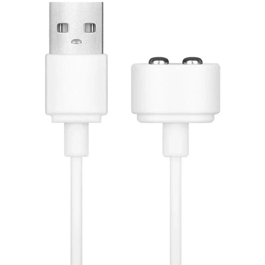 SATISFYER - CABLE USB CARGADOR BLANCO - Nuvica