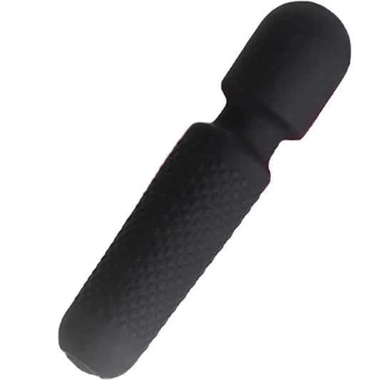 ARMONY - YOUR MAGIC MASAJEADOR & VIBRADOR RECARGABLE 10 VIBRACIONES SILICONA NEGRO - Nuvica