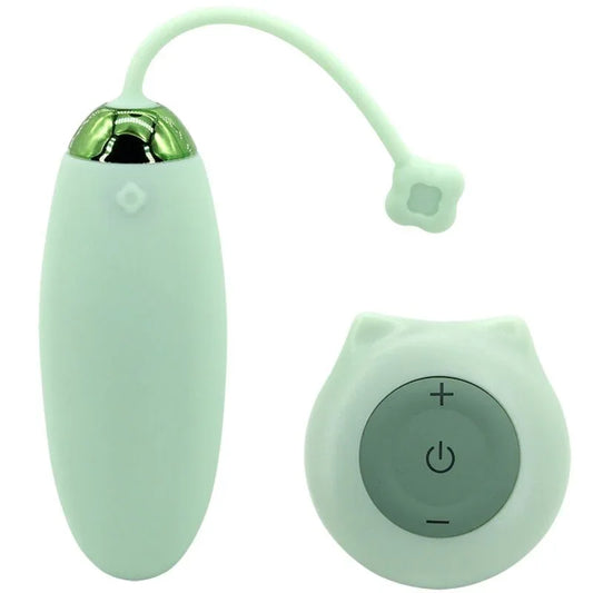 ARMONY - KITTY FUN HUEVO VIBRADOR CONTROL REMOTO 10 VIBRACIONES VERDE - Nuvica