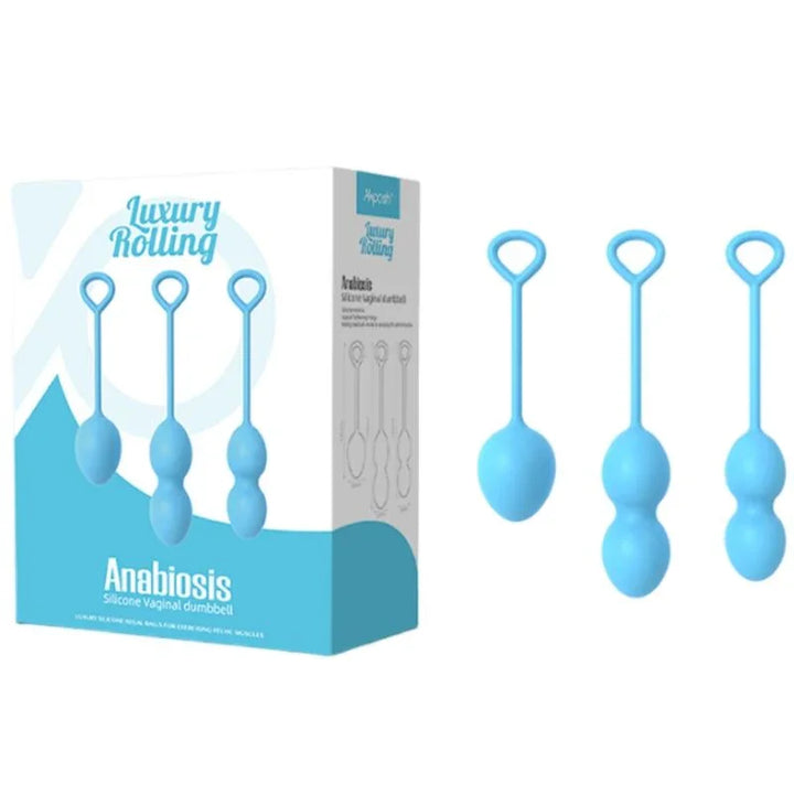 ARMONY - ANABIOSIS PESAS VAGINALES 3 NIVELES AZUL - Nuvica