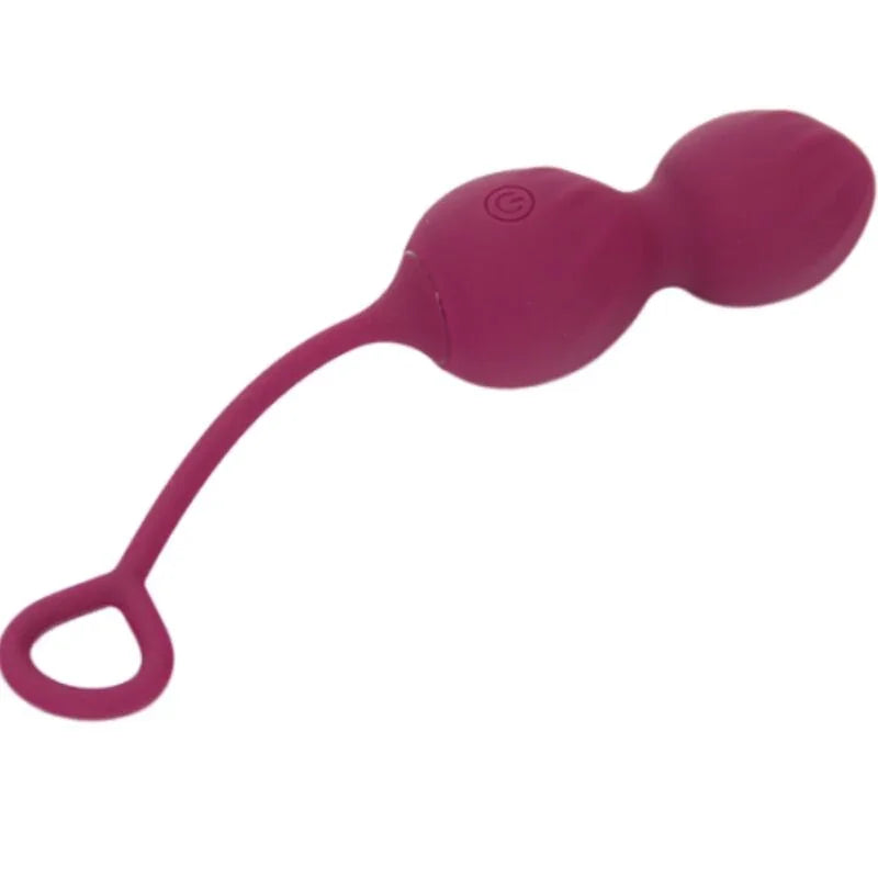 ARMONY - BLOSSOMS PESAS VAGINALES VIBRADOR CONTROL REMOTO 10 VIBRACIONES ROJO OSCURO - Nuvica
