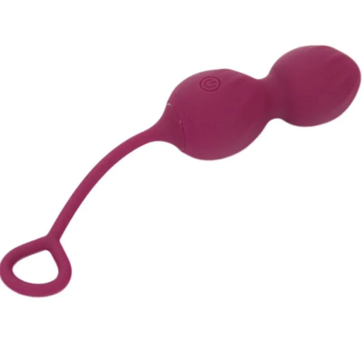 ARMONY - BLOSSOMS PESAS VAGINALES VIBRADOR CONTROL REMOTO 10 VIBRACIONES ROJO OSCURO - Nuvica