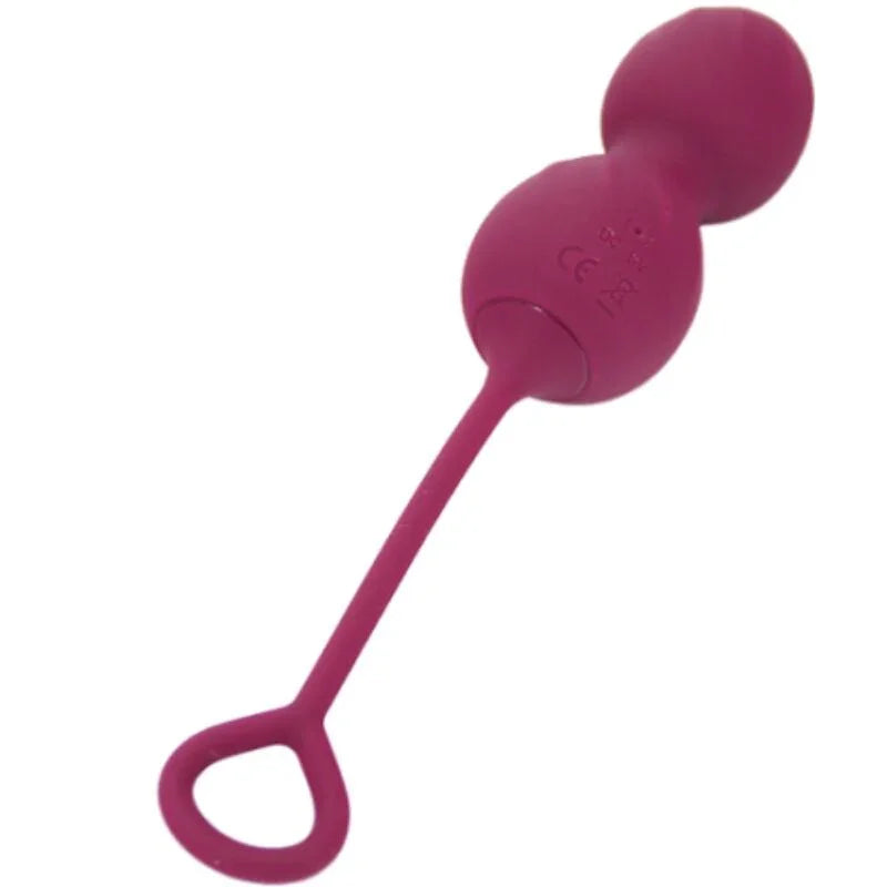 ARMONY - BLOSSOMS PESAS VAGINALES VIBRADOR CONTROL REMOTO 10 VIBRACIONES ROJO OSCURO - Nuvica