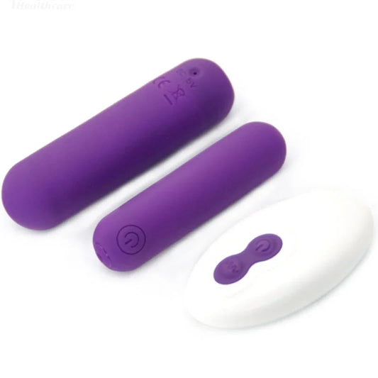 ARMONY - SPLASH JOLINE BALA VIBRADORA SILICONA CONTROL REMOTO 10 VIBRACIONES 6.5 X 1.5 CM MORADO - Nuvica
