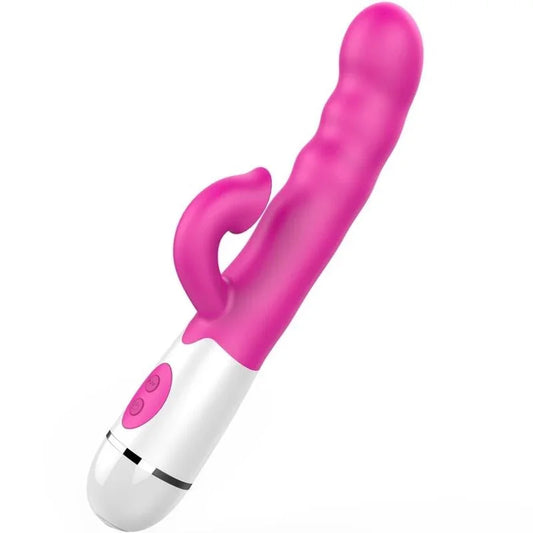 ARMONY - AMIR VIBRADOR MULTIFUNCION CON LENGUA ESTIMULADORA 16 VELOCIDADES ROSA - Nuvica
