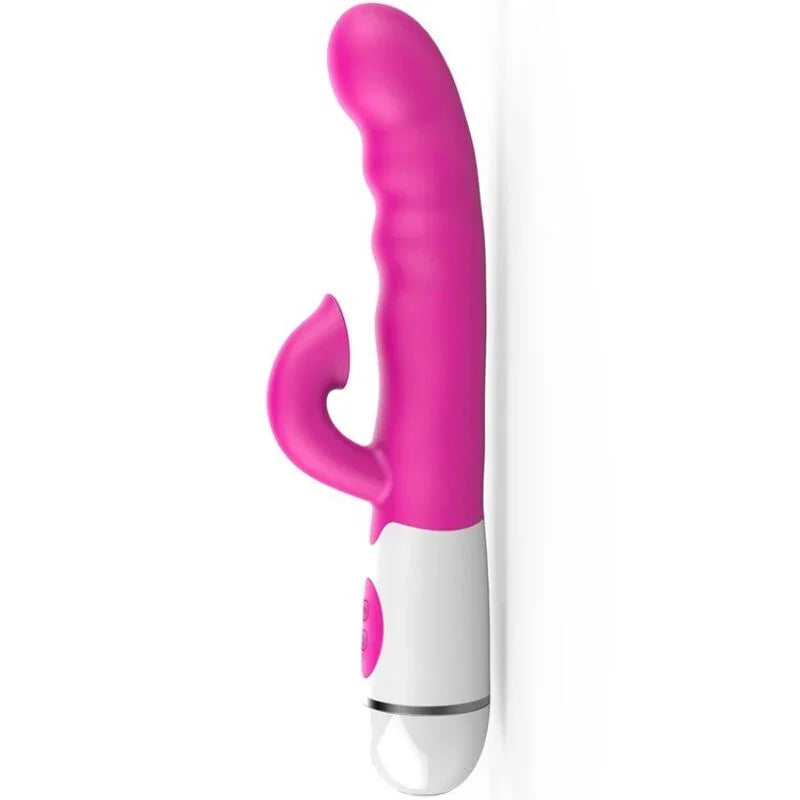 ARMONY - AMIR VIBRADOR MULTIFUNCION CON LENGUA ESTIMULADORA 16 VELOCIDADES ROSA - Nuvica
