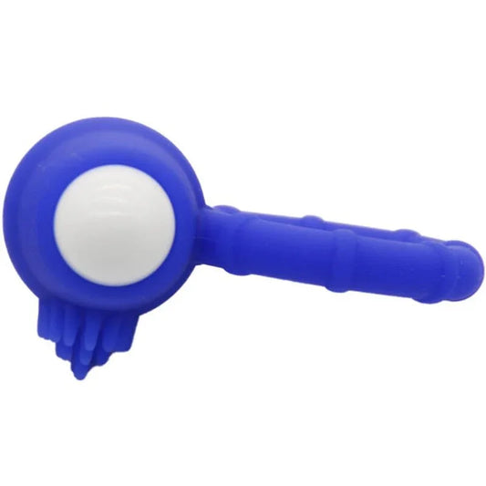 ARMONY - POWER O ANILLO VIBRADOR SILICONA AZUL - Nuvica