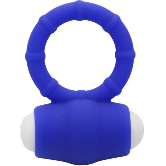 ARMONY - POWER O ANILLO VIBRADOR SILICONA AZUL - Nuvica