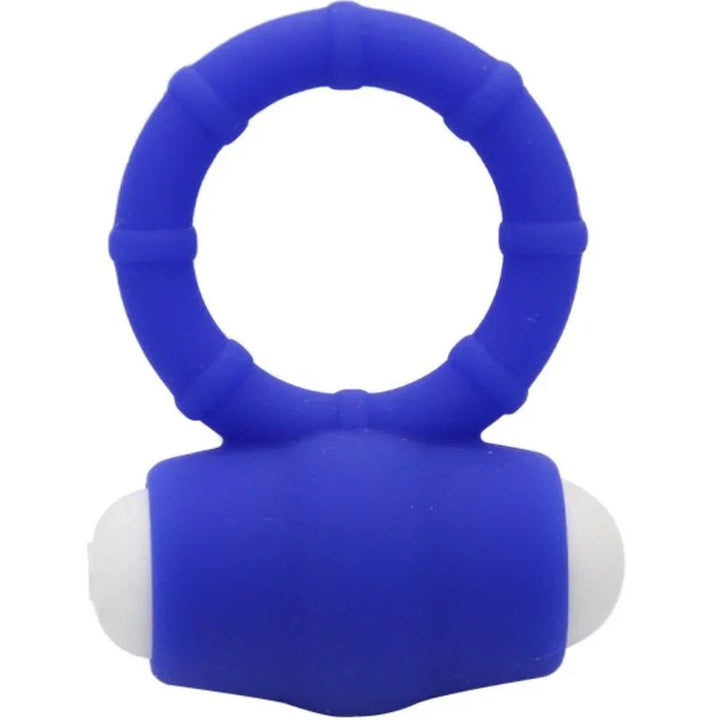 ARMONY - POWER O ANILLO VIBRADOR SILICONA AZUL - Nuvica