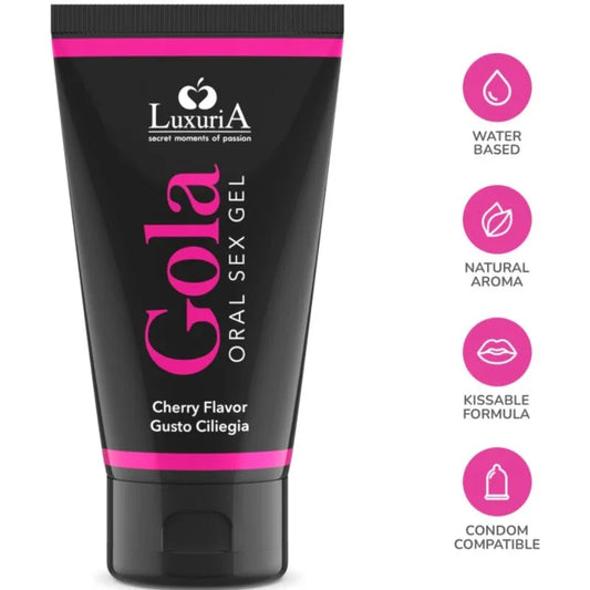 INTIMATELINE LUXURIA - GOLA GEL ORAL CEREZA 50 ML - Nuvica