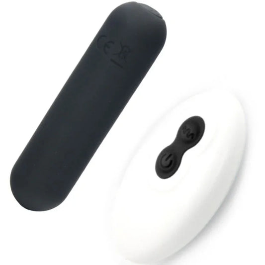ARMONY - SPLASH JOLINE BALA VIBRADORA SILICONA CONTROL REMOTO 10 VIBRACIONES 65 X 15 CM NEGRO - Nuvica