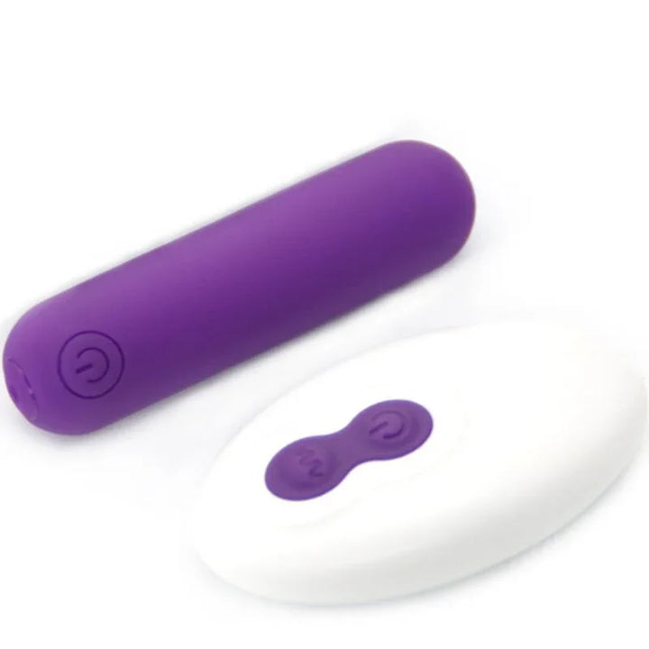 ARMONY - SPLASH JOLINE BALA VIBRADORA SILICONA CONTROL REMOTO 10 VIBRACIONES 6.5 X 1.5 CM MORADO - Nuvica