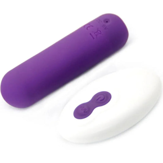 ARMONY - SPLASH JOIE BALA VIBRADORA SILICONA CONTROL REMOTO 10 VIBRACIONES 75 X 19 CM MORADO - Nuvica