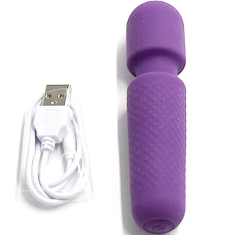 ARMONY - YOUR MAGIC MASAJEADOR & VIBRADOR RECARGABLE 10 VIBRACIONES SILICONA MORADO - Nuvica
