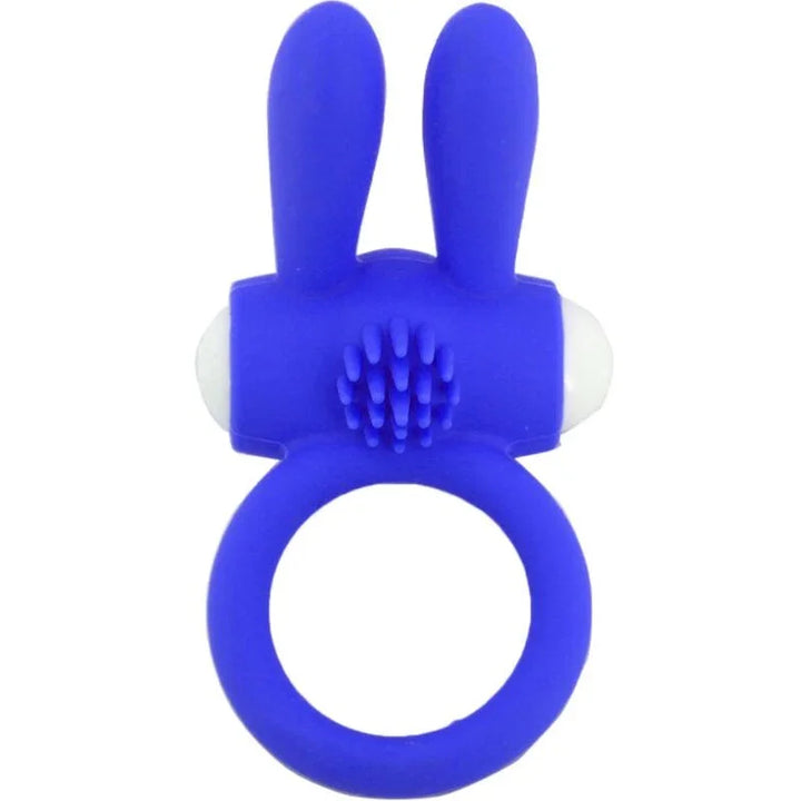 ARMONY - MR BUNNY ANILLO VIBRADOR SILICONA AZUL - Nuvica