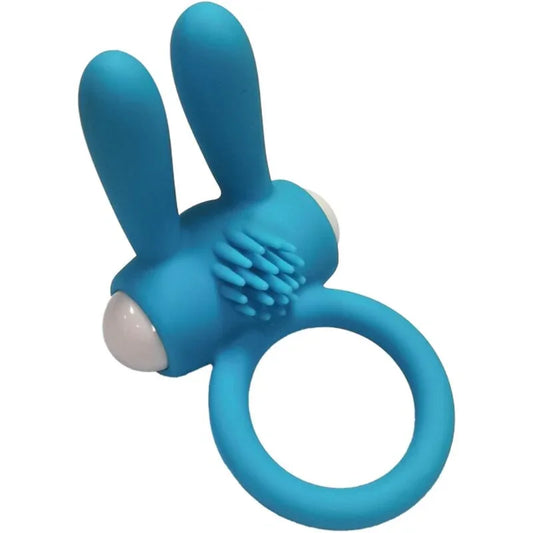 ARMONY - MR BUNNY ANILLO VIBRADOR SILICONA GREEN - Nuvica