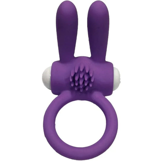 ARMONY - MR BUNNY ANILLO VIBRADOR SILICONA PURPLE - Nuvica