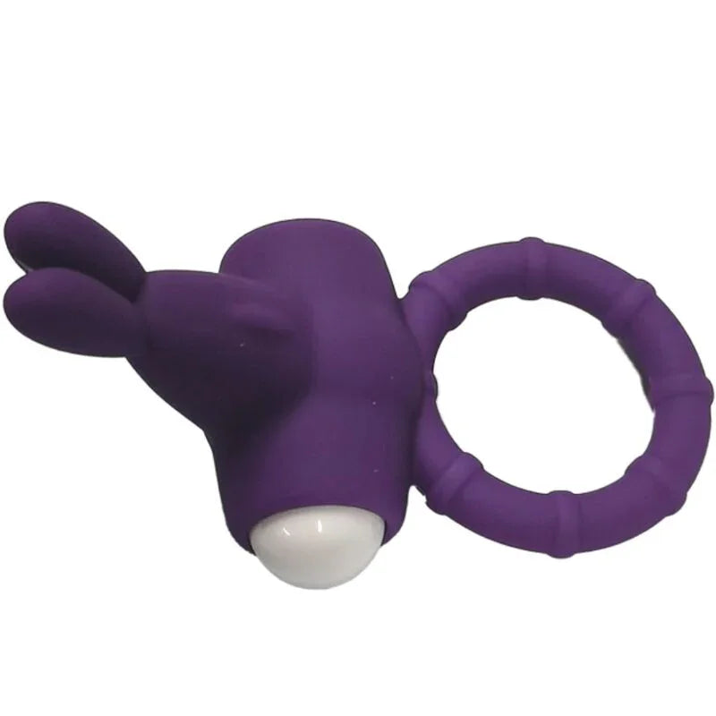 ARMONY - MS BUNNY ANILLO VIBRADOR SILICONA MORADO - Nuvica