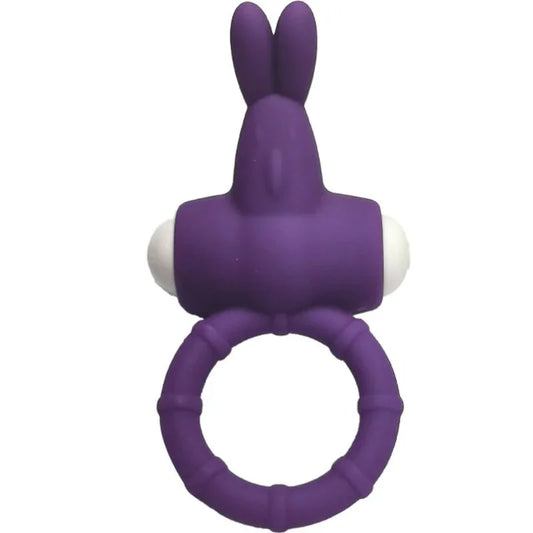ARMONY - MS BUNNY ANILLO VIBRADOR SILICONA MORADO - Nuvica