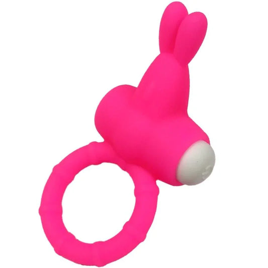 ARMONY - MS BUNNY ANILLO VIBRADOR SILICONA ROSA - Nuvica