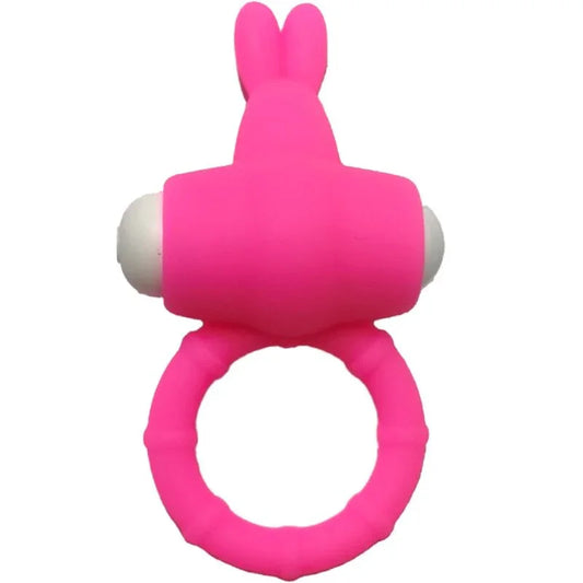 ARMONY - MS BUNNY ANILLO VIBRADOR SILICONA ROSA - Nuvica