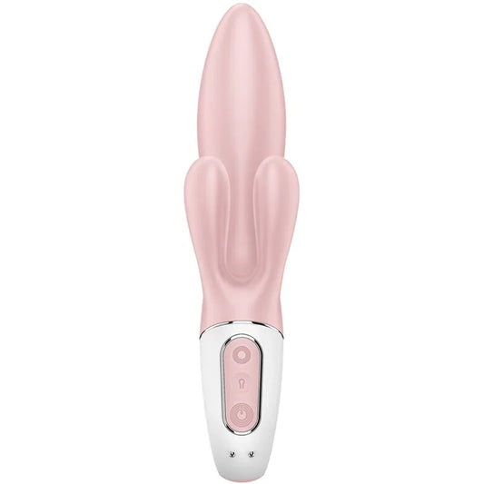 SATISFYER - AIR PUMP BUNNY 3 INFLABLE VIBRADOR RABBIT ROSA - Nuvica