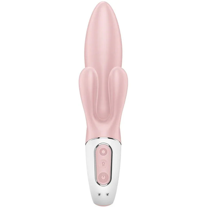 SATISFYER - AIR PUMP BUNNY 3 INFLABLE VIBRADOR RABBIT ROSA - Nuvica