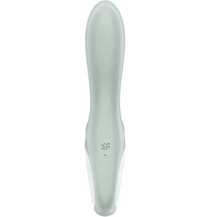 SATISFYER - AIR PUMP BOOTY 3 VIBRADOR ANAL INFLABLE VERDE GRIS - Nuvica