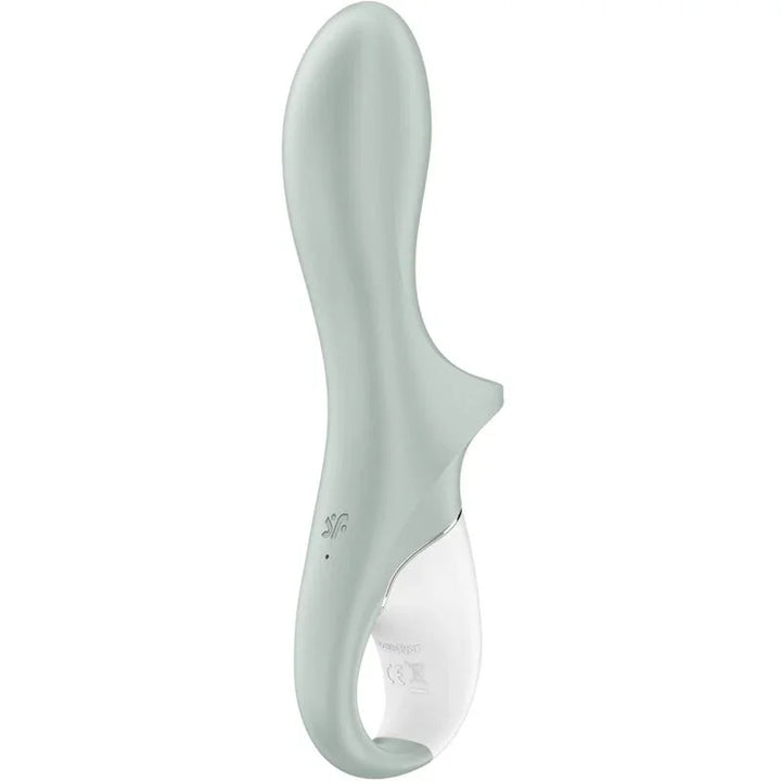 SATISFYER - AIR PUMP BOOTY 3 VIBRADOR ANAL INFLABLE VERDE GRIS - Nuvica