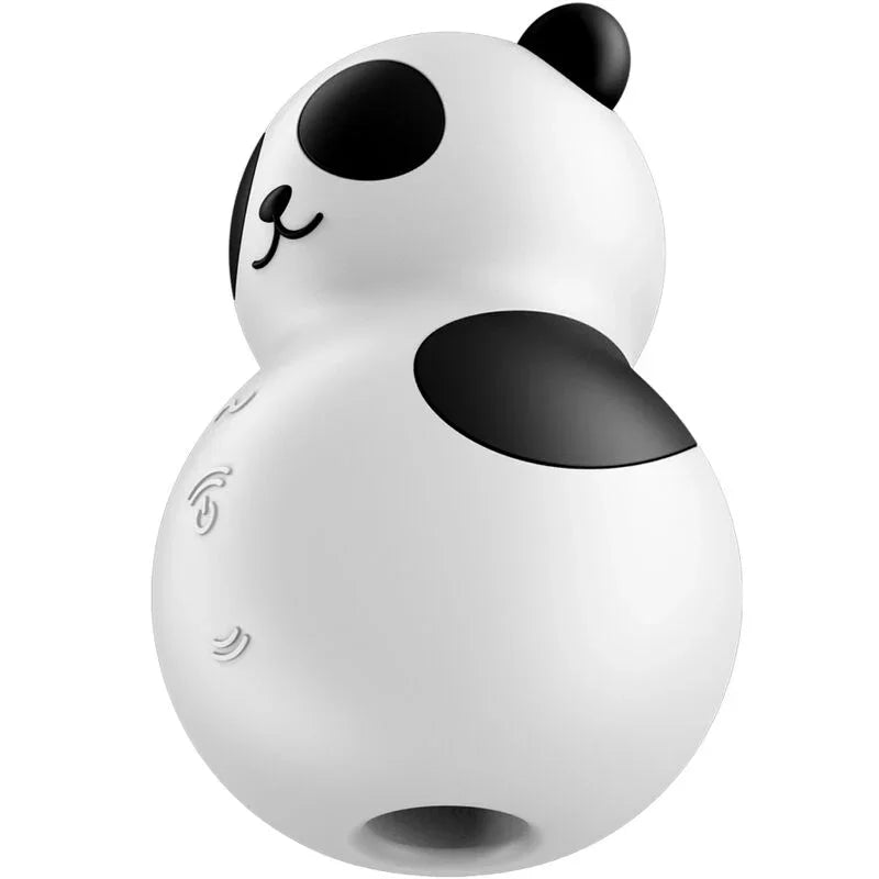 SATISFYER - POCKET PANDA ESTIMULADOR & VIBRADOR BLANCO Y NEGRO - Nuvica