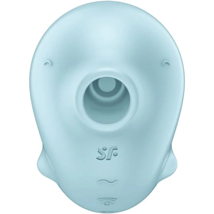 SATISFYER - SASSY SEAL ESTIMULADOR & VIBRADOR AZUL - Nuvica