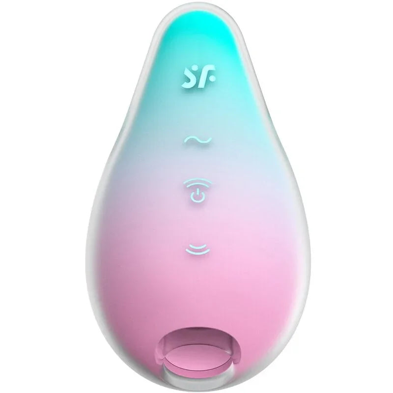 SATISFYER - MERMAID VIBES ESTIMULADOR & VIBRADOR MENTA Y ROSA - Nuvica