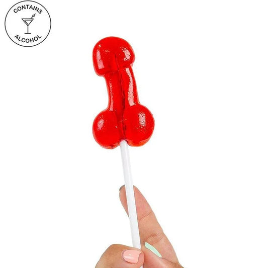 SECRETPLAY - PIRULETA PENE GOMINOLA CON ALCOHOL DAIQUIRI DE FRESA - Nuvica
