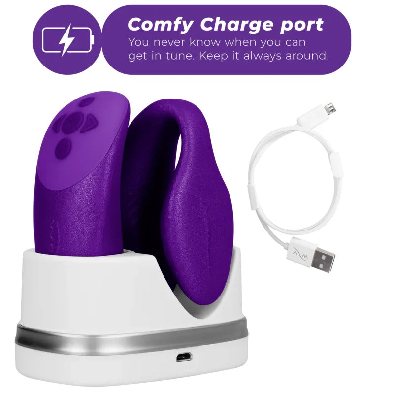 WE-VIBE - CHORUS VIBRADOR PAREJAS CON CONTROL SQUEEZE LILA - Nuvica
