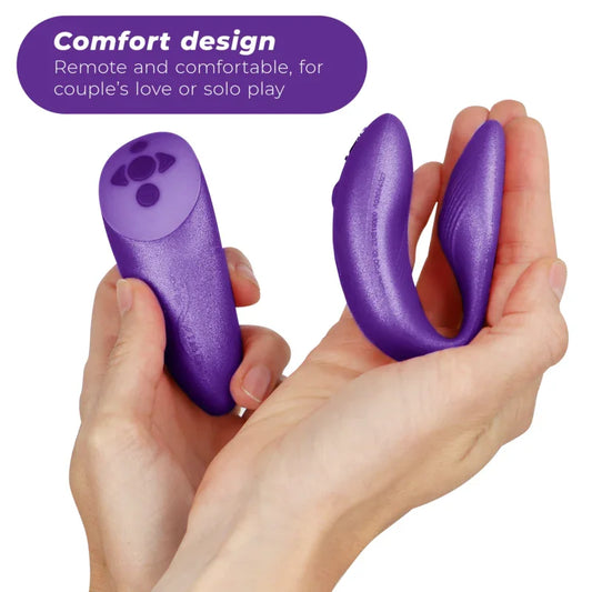 WE-VIBE - CHORUS VIBRADOR PAREJAS CON CONTROL SQUEEZE LILA - Nuvica