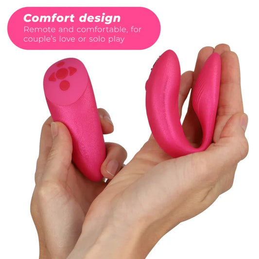 WE-VIBE - CHORUS VIBRADOR PAREJAS CON CONTROL SQUEEZE ROSA - Nuvica