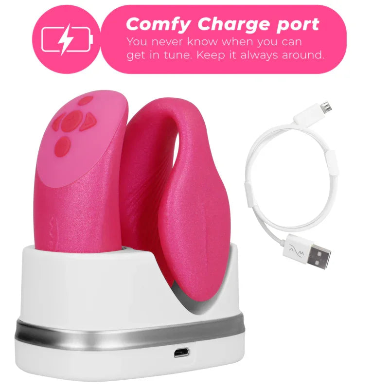 WE-VIBE - CHORUS VIBRADOR PAREJAS CON CONTROL SQUEEZE ROSA - Nuvica