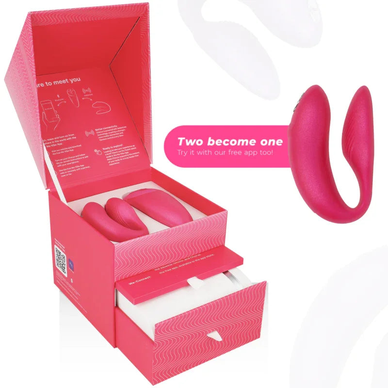 WE-VIBE - CHORUS VIBRADOR PAREJAS CON CONTROL SQUEEZE ROSA - Nuvica
