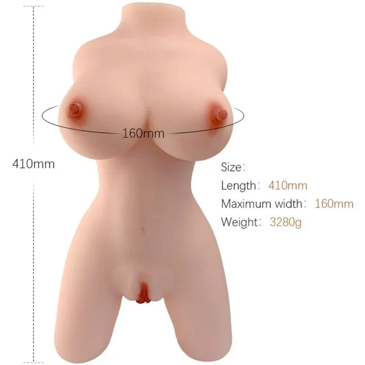 ARMONY - TORSO FEMENINO REALÍSTICO MODELO 4 - Nuvica