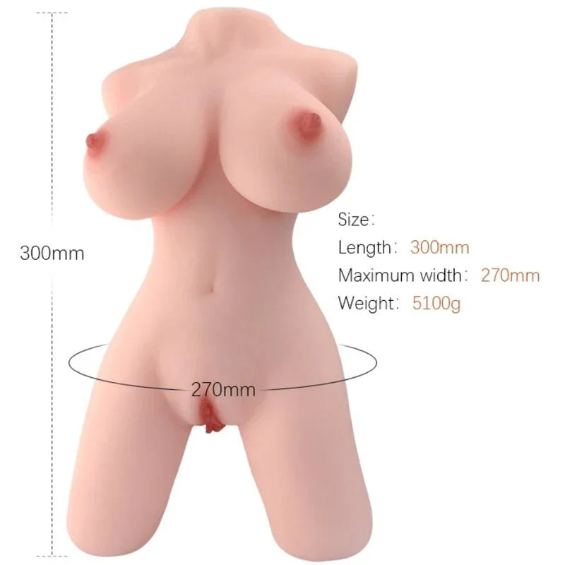 ARMONY - TORSO FEMENINO REALÍSTICO MODELO 5 - Nuvica