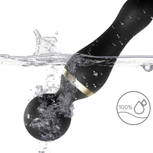 ARMONY - FREEZA MASAJEADOR & VIBRADOR CABEZA FLEXIBLE NEGRO - Nuvica