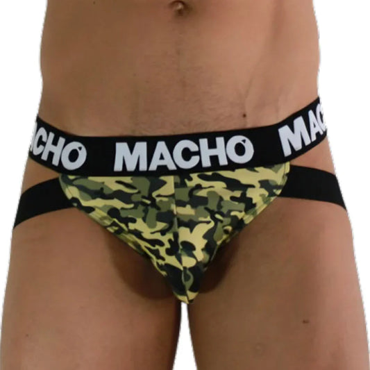 MACHO - MX28MV JOCK MILITAR VERDE S - Nuvica