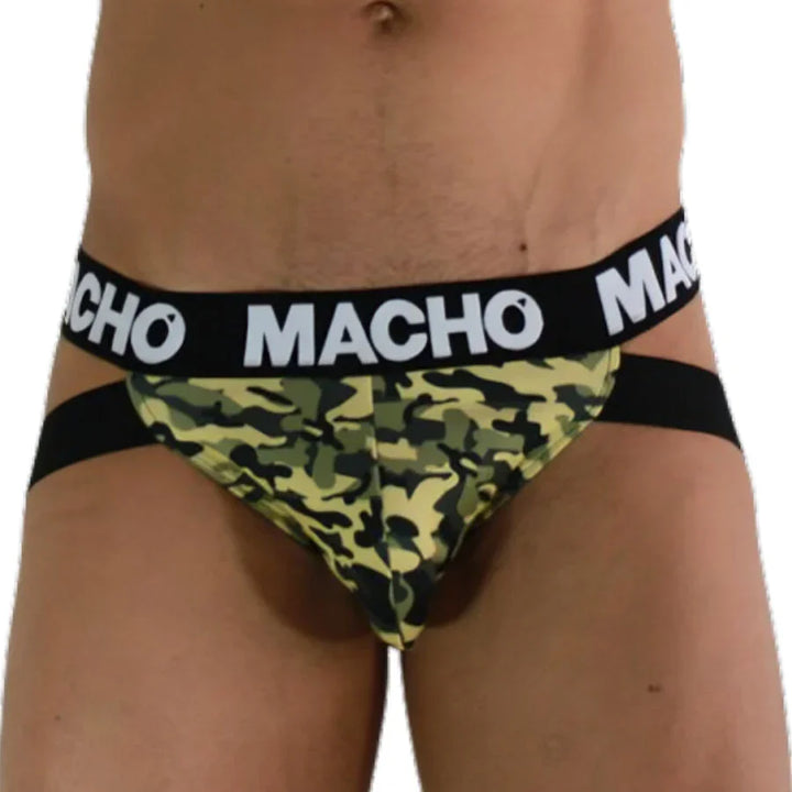 MACHO - MX28MV JOCK MILITAR VERDE S - Nuvica