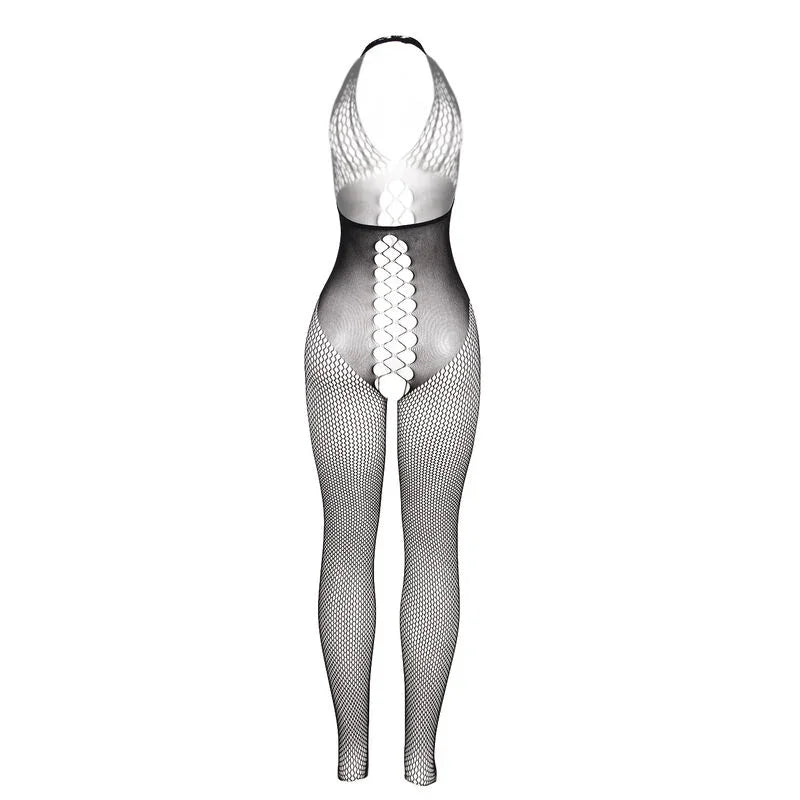 SUBBLIME - 951832 BODYSTOCKING ESPALDA ABIERTA Y DETALLES ENTRECRUZADOS NEGRO TALLA ÚNICA - Nuvica