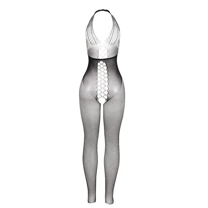SUBBLIME - 951832 BODYSTOCKING ESPALDA ABIERTA Y DETALLES ENTRECRUZADOS NEGRO TALLA ÚNICA - Nuvica