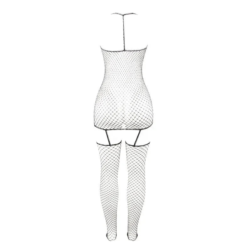 SUBBLIME - 951955 BODYSTOCKING DE REJILLA BRILLANTE TALLA ÚNICA - Nuvica